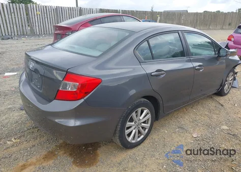 2012 Honda Civic Ex-L z USA, uszkodzony, nr VIN 2HGFB2F96CH507377
